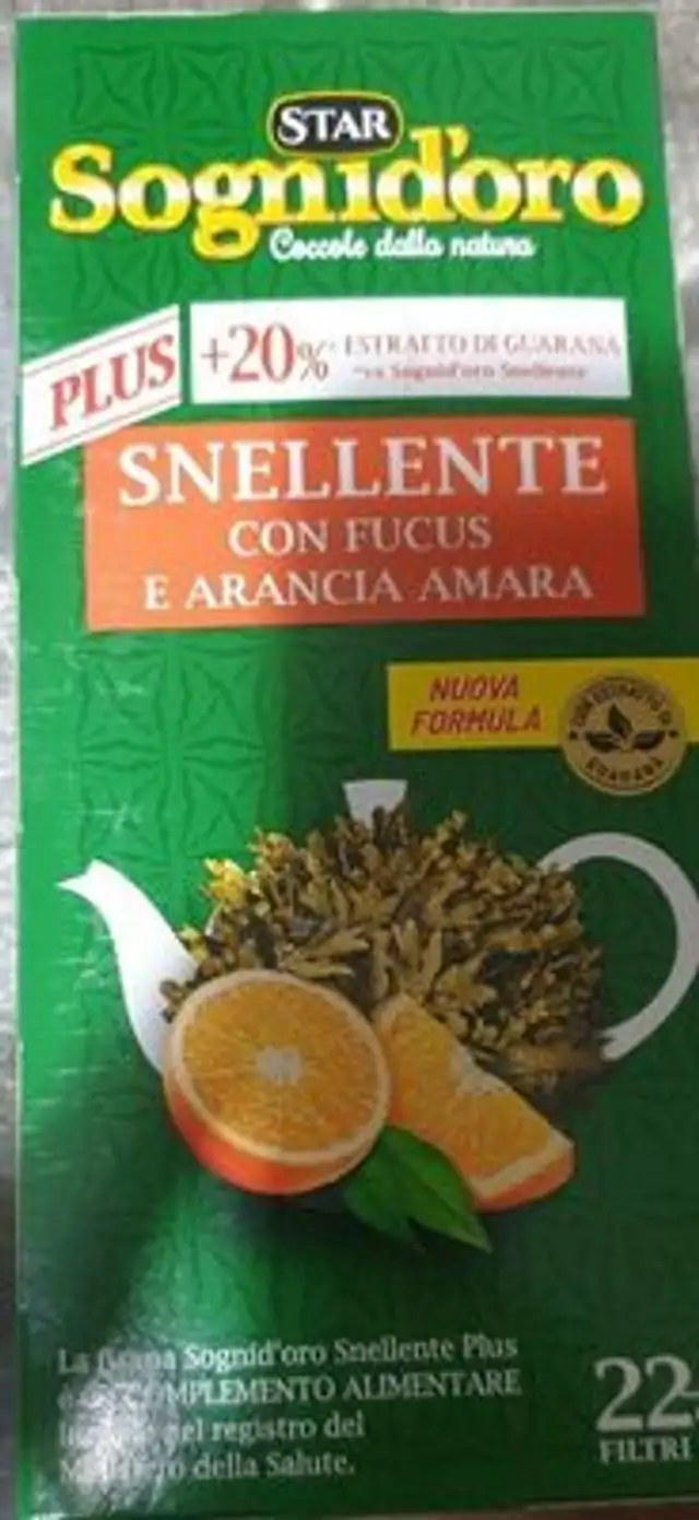 Sognid'oro snellente front packaging
