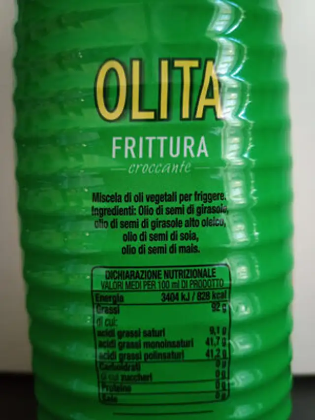 Olita Frittura Croccante ingredients label