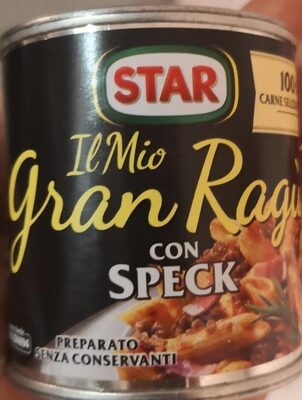 IL MIO GRAN RAGÙ CON SPECK