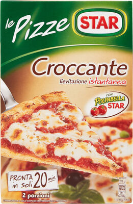 Le pizze croccante front packaging