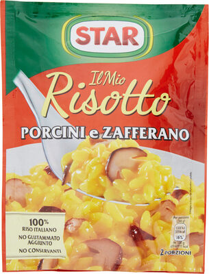 Il mio risotto porcini e zafferano