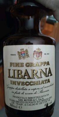 Fine grappa libarna invecchiata