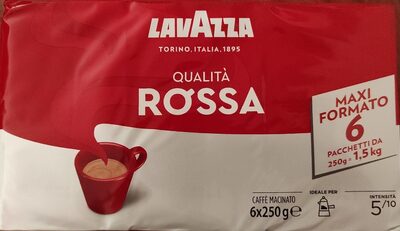 Caffè macinato Lavazza-Qualitá Rossa