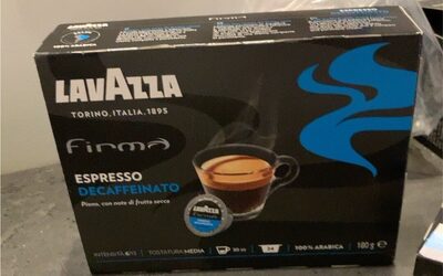 Caffe decaffeinato front packaging