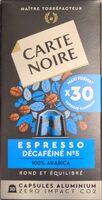 Capsules expresso décaféiné n5