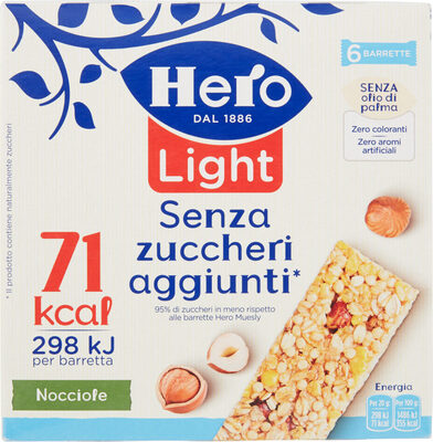 Barrette nocciola front packaging