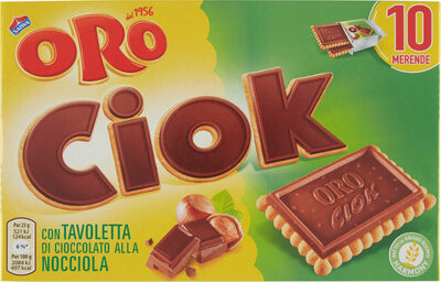 Oro ciok con tavoletta di cioccolato alla nocciola