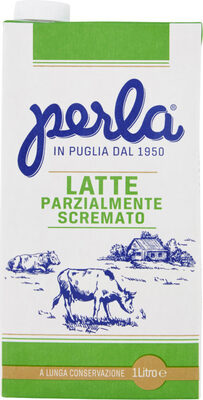 Latte parzialmente scremato a lunga conservazione front packaging