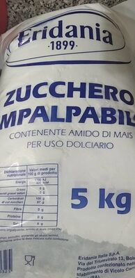 Zucchero impalpabile front packaging
