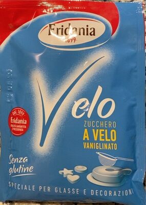Zucchero a velo vanigliato front packaging