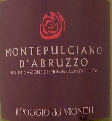 Montepulciano d'Abruzzo front packaging