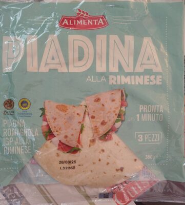 Piadina romagnola front packaging