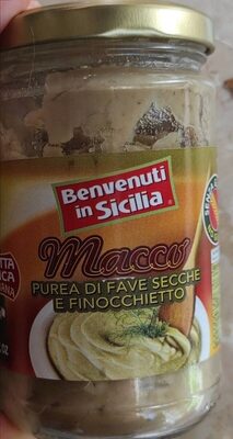 Purea di fave secche e finocchietto front packaging