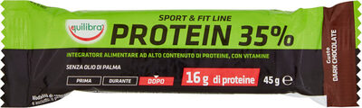 Protein 35% bar front packaging