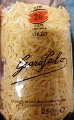 Pasta de semola front packaging