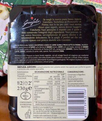 Tortellini al Prosciutto Parma