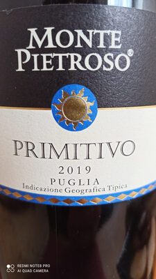 Primitivo front packaging