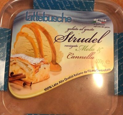 Strudel variegato mela cannella front packaging