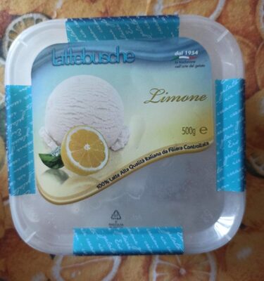 Gelato al limone front packaging