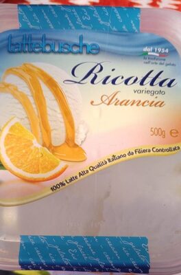 Ricotta variegato arancia