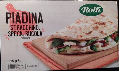 Piadina stracchino, speck, rucola
