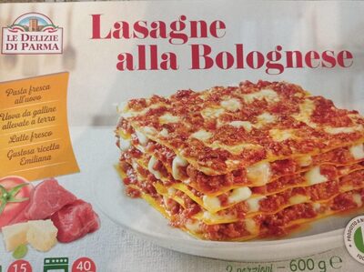 Lasagne alla bolognese front packaging