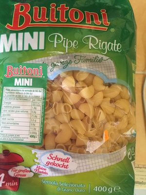 Mini Pipe Rigate front packaging