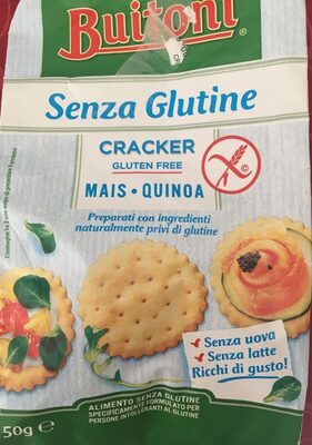 Cracker Gluten Free Maïs Quinoa front packaging