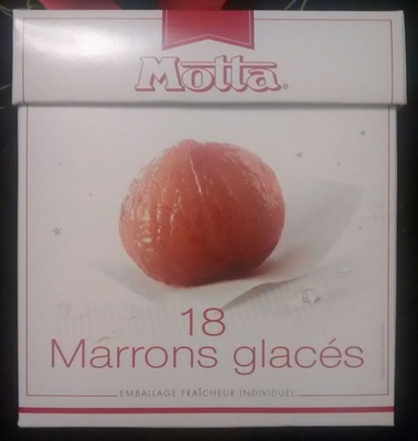  18 marrons glacés front packaging