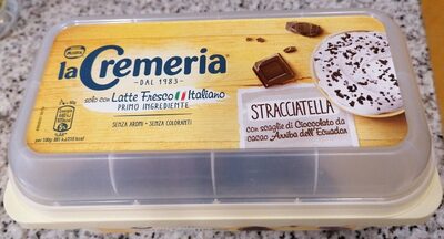 Gelato alla stracciatella front packaging