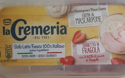 Gelato Fragola e mascarpone front packaging