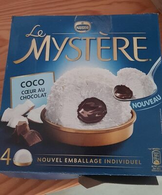 Mystère coco cœur chocolat front packaging