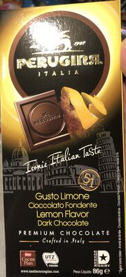 Cioccolato fondente gusto limone front packaging