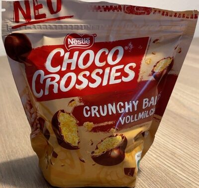 Choco Crossies Crunchy Balls Vollmilch front packaging