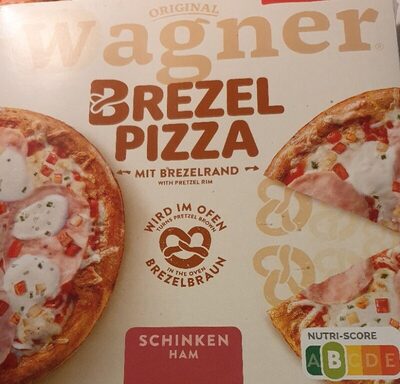 Brezel-Pizza Schinken