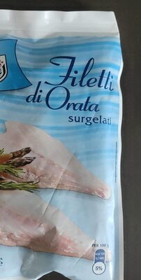 Filetti di orata surgelati