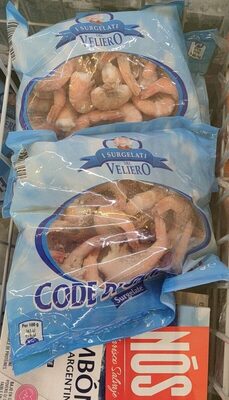 Code di gambero front packaging