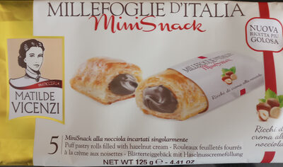 Millefoglie d'italia minisnack nocciola