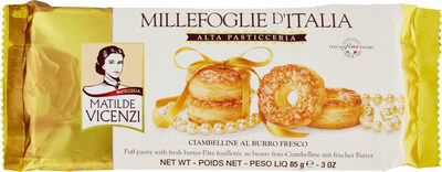 Millefoglie d'italia ciambelline al burro fresco