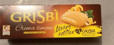Grisbì lemon cream front packaging