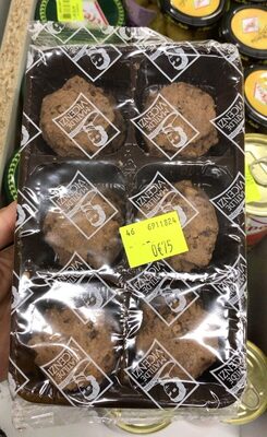 Biscuits aux pepites de chocolat front packaging