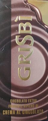 Cioccolato extra fondente ripieno di crema al cioccolato front packaging