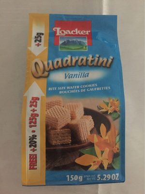 Quadratini front packaging