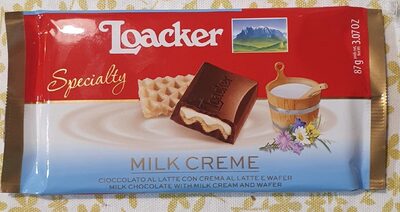 Milk Chocolate With Milk Cream Filling and Crispy Wafer
