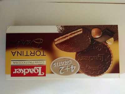 Tortina Dark front packaging