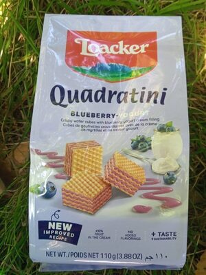 Bluberry-Yogurt Quadratini