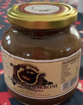 Crema di marroni alla vaniglia