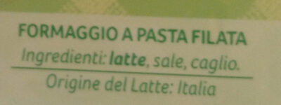 Galbanino ingredients label