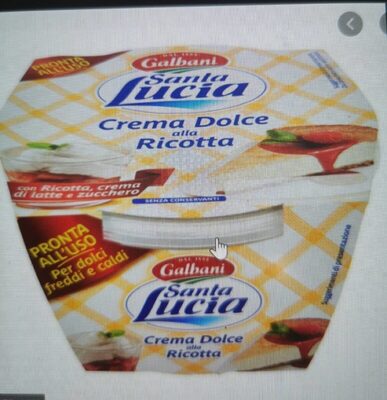 Crema Dolce alla Ricotta