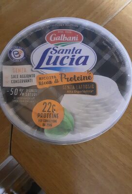 Ricotta Ricca di Proteine Santa Lucia